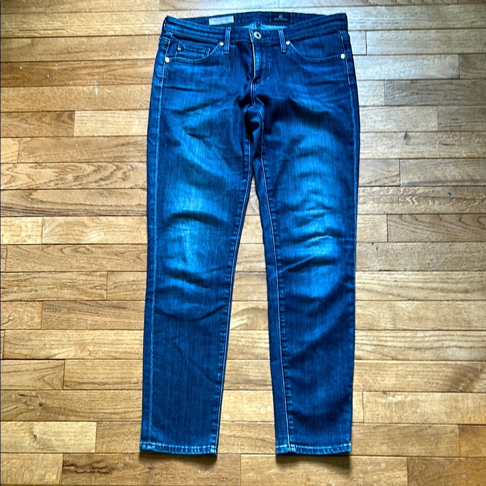 AG Stevie Ankle Jeans Denim Adriano Goldschmied 27R GUC Slim Straight